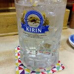 とん八 - 酎ハイ 350円(税込)(2024年2月21日撮影)