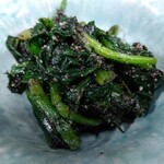 とん八 - ほうれん草ごま和え 380円(税込)(2024年2月21日撮影)