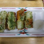 とん八 - ちくわ磯辺揚げ 350円(税込)(2024年２月14日撮影)