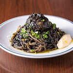 squid ink meat