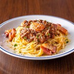 Carbonara & Matsusaka beef meat sauce