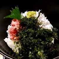 お料理 とみやま - Мセット、ネギトロ釜揚げしらす丼