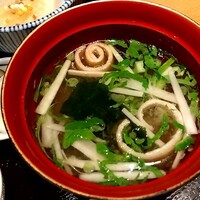 お料理 とみやま - 優しいお出汁に具沢山の味噌汁♪