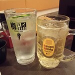 サムライ寿限無 - きゅうりサワー、角ハイボール