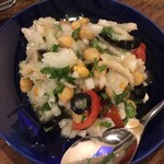 酒と食ところ - バカリャウのヒヨコ豆のサラダ