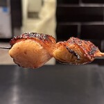 YAKITORI 燃 es - 飛騨一本太ねぎの皮巻き関東鰻仕立て