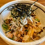 らーめん専門 やくみや - ねぎちゃあしゅう丼 300円