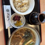 出雲そば花びし - 鴨蕎麦と本日のしょけ飯