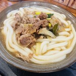 Makino Udon - メニュー:肉うどん ¥600(税込)