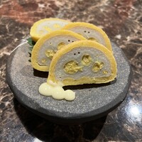 馬刺しと焼き鳥 グルマン三年坂 - 揚げたて辛子蓮根