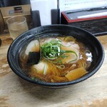 麺哲 豊中 - 醤油ラーメン　名古屋コーチン半熟玉子トッピング