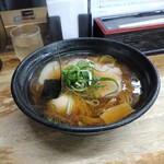 豊中麺哲 - 醤油ラーメン　名古屋コーチン半熟玉子トッピング