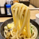 丸亀製麺 - こく旨 牡蠣ぶっかけ アップ