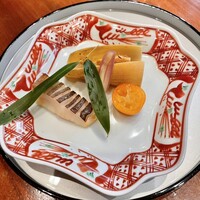 銀座ろくさん亭 - まな鰹西京焼き  筍土佐煮