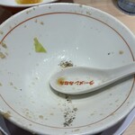 ラーメンみなみ - 完食です