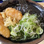 牧のうどん - ネギは多めです