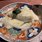 小料理 衣 - 豆乳の胡麻豆腐