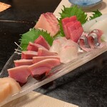 蔵鮨 - 刺身の盛り合せ