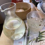 茂八寿司 - 地酒寿萬亀700円