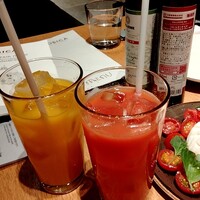 オービカ モッツァレラバー 横浜店 - マンダリンジュース♡ブラッドオレンジジュース♡