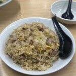 とんとんラーメン - 炒飯 並♪ 夜に来られる人には珍しく無いのだろうが、昼しか来れない身としては「幻の炒飯」だった！15時以降にオーダー出来るメニュー。