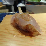 鮨し人 - 鯛の昆布締め