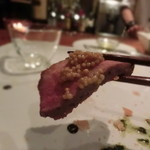 PESCA - ●シャラン鴨にはタスマニア産粒マスタードだよ