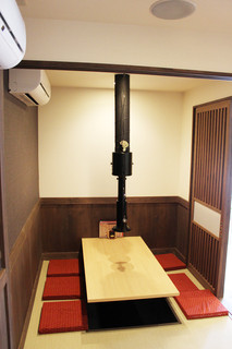 Shichirin Yakiniku Nikuya - 個室２部屋有り。１室にする事も可能で約１２名様の宴会可能です。