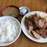 紀文食堂 - ・「焼肉定食(¥800)」