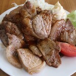 紀文食堂 - ・「焼肉定食(¥800)」のアップ。