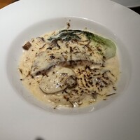 シャンパン食堂 - Bランチ　ポルチーニ香る　鯛とキノコのグラタン仕立て