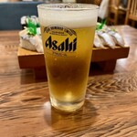 Sushinosampuku - 生ビール570円。