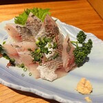 お魚処 うおとも - 鯵の刺身
