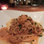 PESCA - ●毛ガニとウニのトマトパスタ、これも素晴らしく美味しかった～。（２皿食べちゃった＾＾）