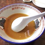 Asahikawa Ramen Kumakko - 特製旭川ラーメン（味噌）（レンゲがデカい）