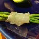 味ふく - ねぎを巻きました