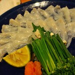 味ふく - ふく刺しです