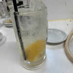 ホルモン千葉 - 生搾りはっさくハイ。