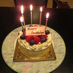 三養荘 - バースデーケーキ