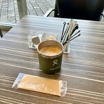 Riraku pro ran ninguan dokafe - ホットコーヒー380円