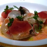 アピシウス - 真牡蠣と生ハムの温製“べベローズ”バターソース（スモールポーション）