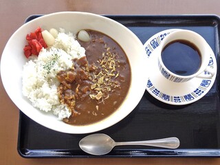 Okada Makicchin - 丘珠カレー ＆ ホットコーヒー