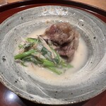 礒田 - 猪とせりを白味噌で