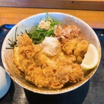 大地のうどん - 料理写真:鳥天おろしぶっかけ