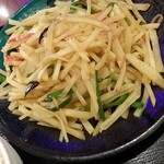 吉月酒場 - 酢ピリ辛ジャガイモの千切り定食