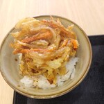 ゆで太郎 - 野菜かきあげ丼