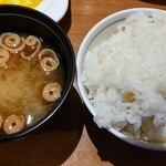 JR九州ホテル宮崎 - ご飯と味噌汁