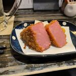 居酒屋 みえ蔵 - ハムカツ