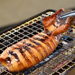 Grilled squid poppo