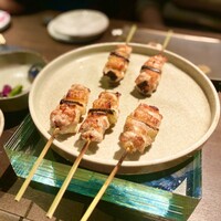 焼鳥  吉祥 - ネギの間にモモ！美味いしかない。